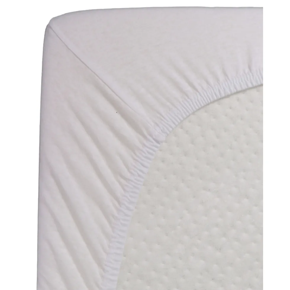 MamaLoes Jersey Wit 40 x 80 cm Wieg Hoeslaken