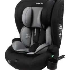 MamaLoes Mick Zwart/Grijs Isofix 76-150 cm i-Size Autostoel