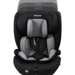 MamaLoes Mick Zwart/Grijs Isofix 76-150 cm i-Size Autostoel