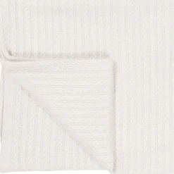 MamaLoes Off-white 100x150cm Knitted Ledikantdeken