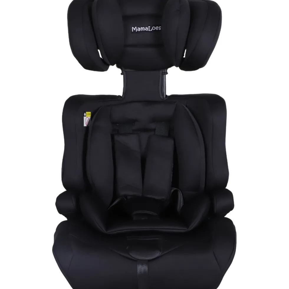 MamaLoes Saar Zwart 76-150 cm i-Size Autostoel
