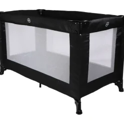 MamaLoes Soof Zwart Campingbed