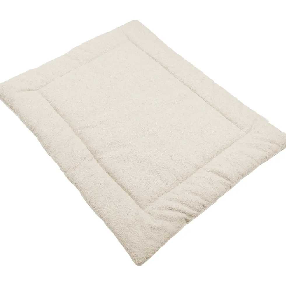 MamaLoes Teddy Boucle Naturel 80 x 100 cm Omkeerbaar Boxkleed