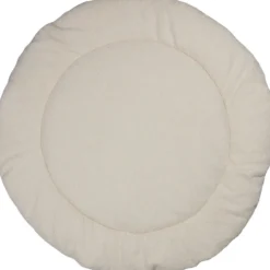 MamaLoes Teddy Boucle Naturel 90 cm Rond Omkeerbaar Boxkleed