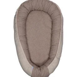MamaLoes Teddy Boucle Nougat Omkeerbaar Babynest