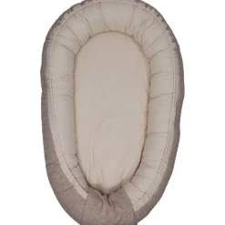 MamaLoes Teddy Boucle Nougat Omkeerbaar Babynest