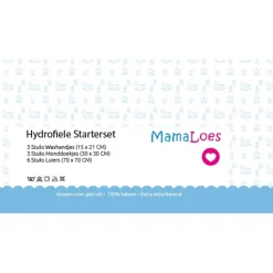 MamaLoes Wit Hydrofiel Starterset