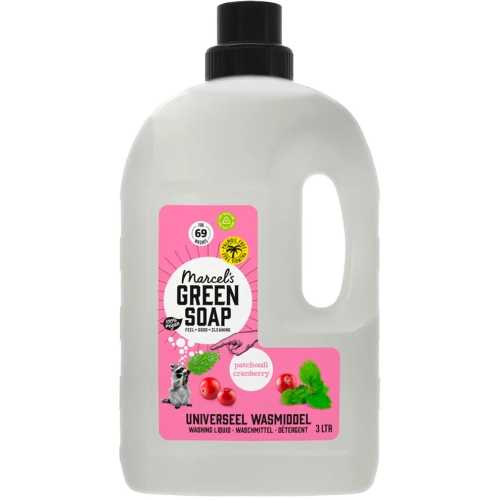 Marcel's Green Soap Patchouli Cranberry Universeel Wasmiddel