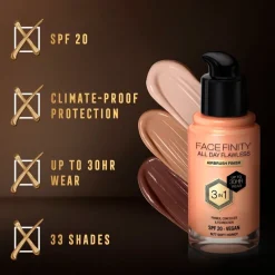 Max Factor Facefinity All Day Flawless N77 Soft Honey Foundation