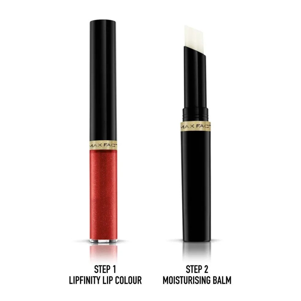 Max Factor Lipfinity Lip Colour 120 Hot 2-Step Longlasting Lipstick
