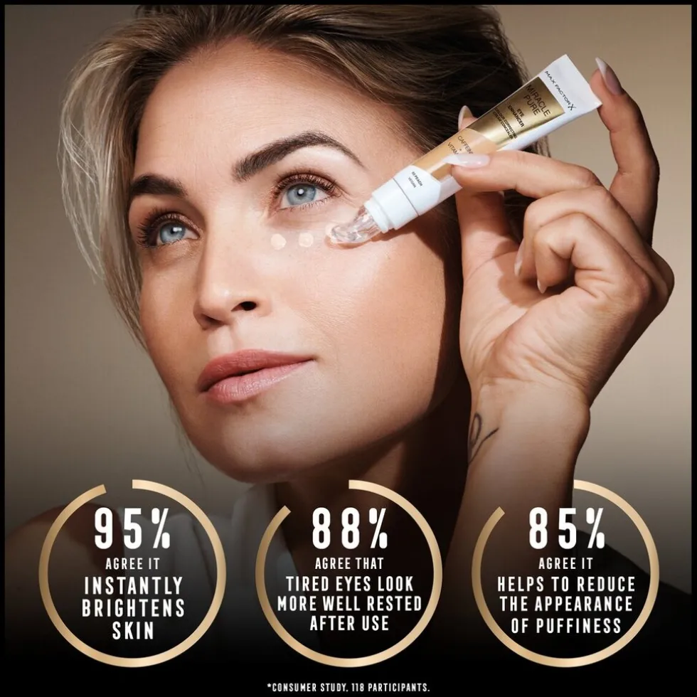 Max Factor Miracle Pure Eye Enhancer 04 Honey Cream Concealer