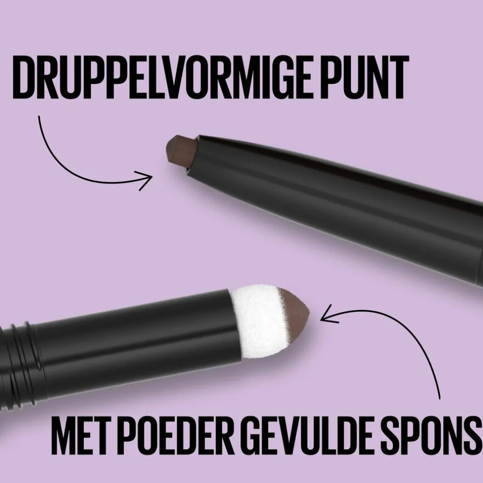 Maybelline New York Express Brow Duo 02 Medium Brown Wenkbrauwpotlood