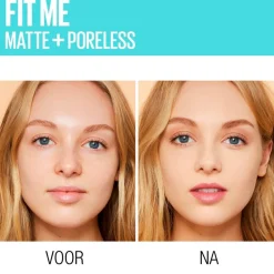 Maybelline New York Fit Me Matte & Poreless 107 Rose Beige Foundation