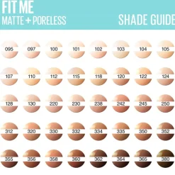 Maybelline New York Fit Me Matte & Poreless 107 Rose Beige Foundation