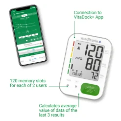 medisana BU 570 connect bovenarmbloeddrukmeter wit
