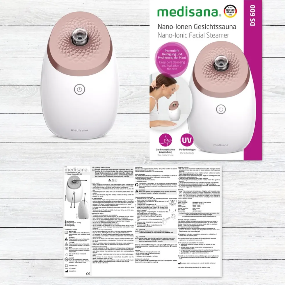 medisana DS 600 Gezichtssauna