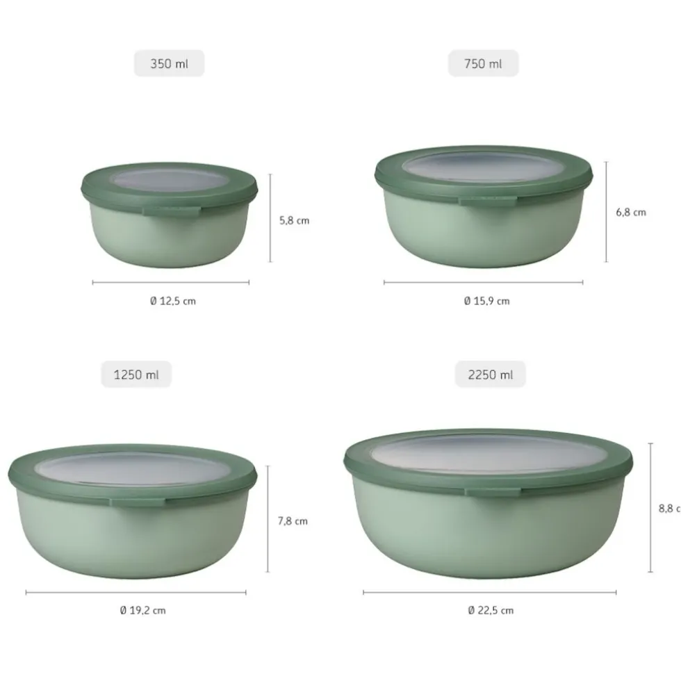 Mepal Cirqula Vershouddoos rond set
