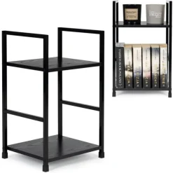 Modern Home Industriële Loft Stijl Boekenkast met 2 Planken