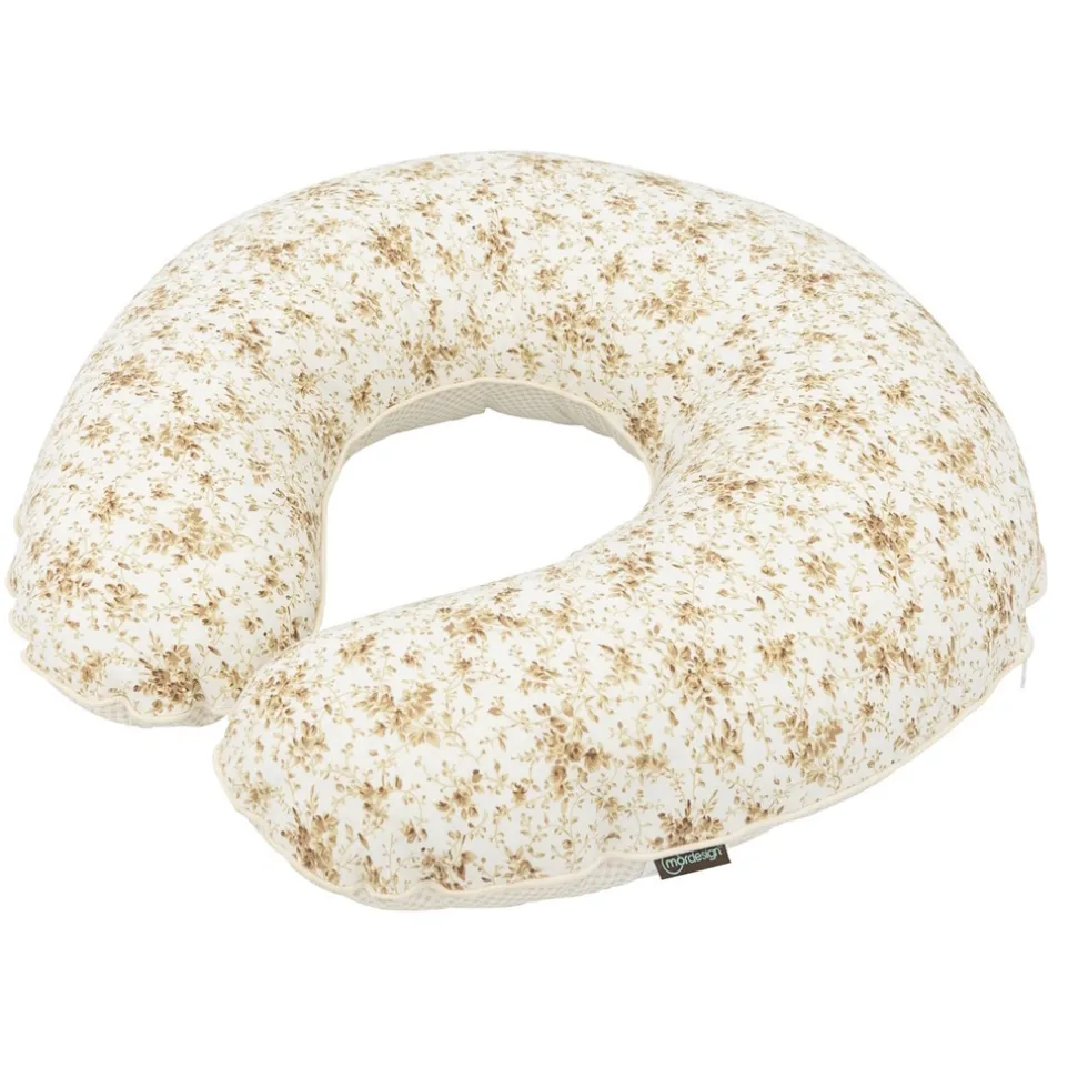 Mordesign Beige Flowers Voedingskussen