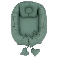 Mordesign Emerald Green Babynest met Kussen