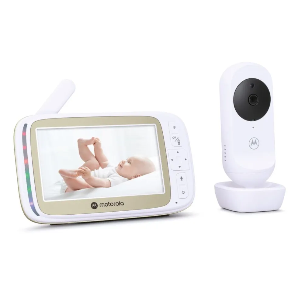 Motorola Nursery VM45 Connect Baby Monitor Met WiFi HD Nachtzicht Tweewegspraak Temperatuurcontrole