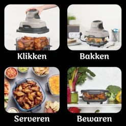 Ninja CRISPi 4-in-1 Glazen Airfryer FN101EUST