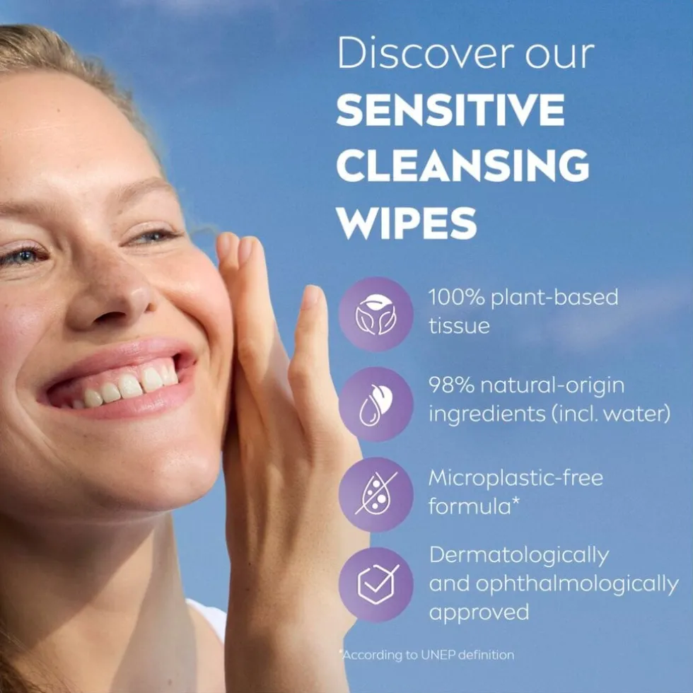NIVEA 3-In-1 Sensitive Reinigingsdoekjes