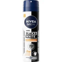 NIVEA Men Black & White Invisible Ultimate Impact Antitranspirant Spray