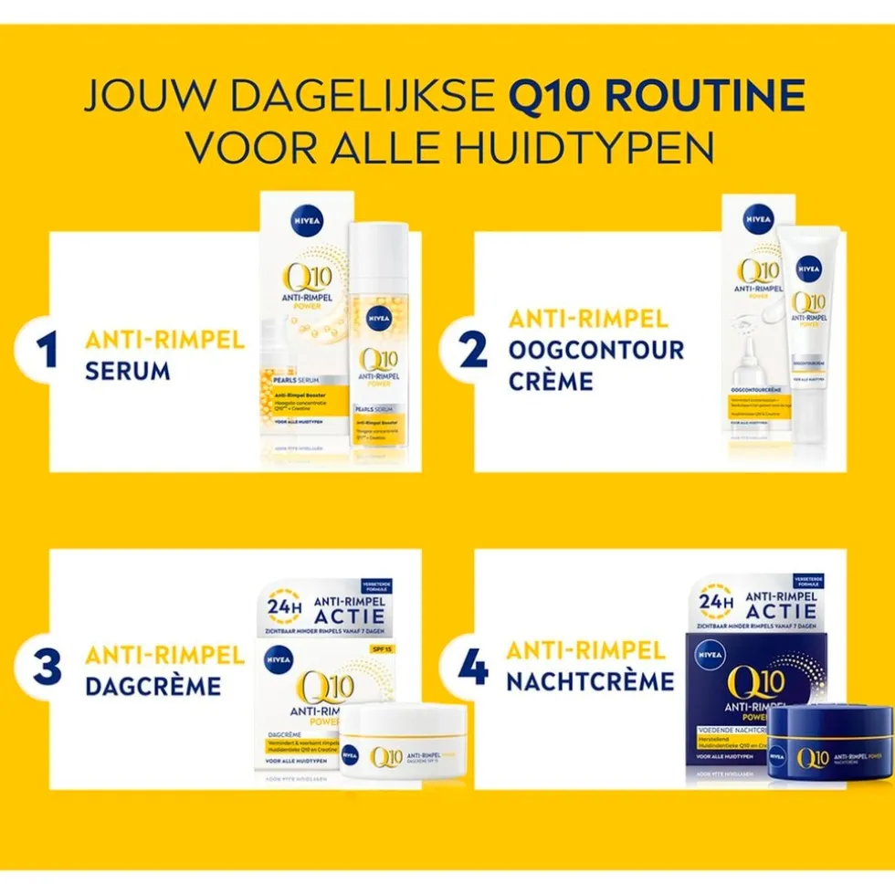 NIVEA Q10 Power Anti-Rimpel Nachtcrème