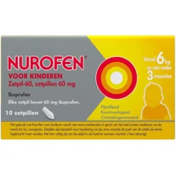 Nurofen voor Kinderen Ibuprofen 60 mg Zetpillen
