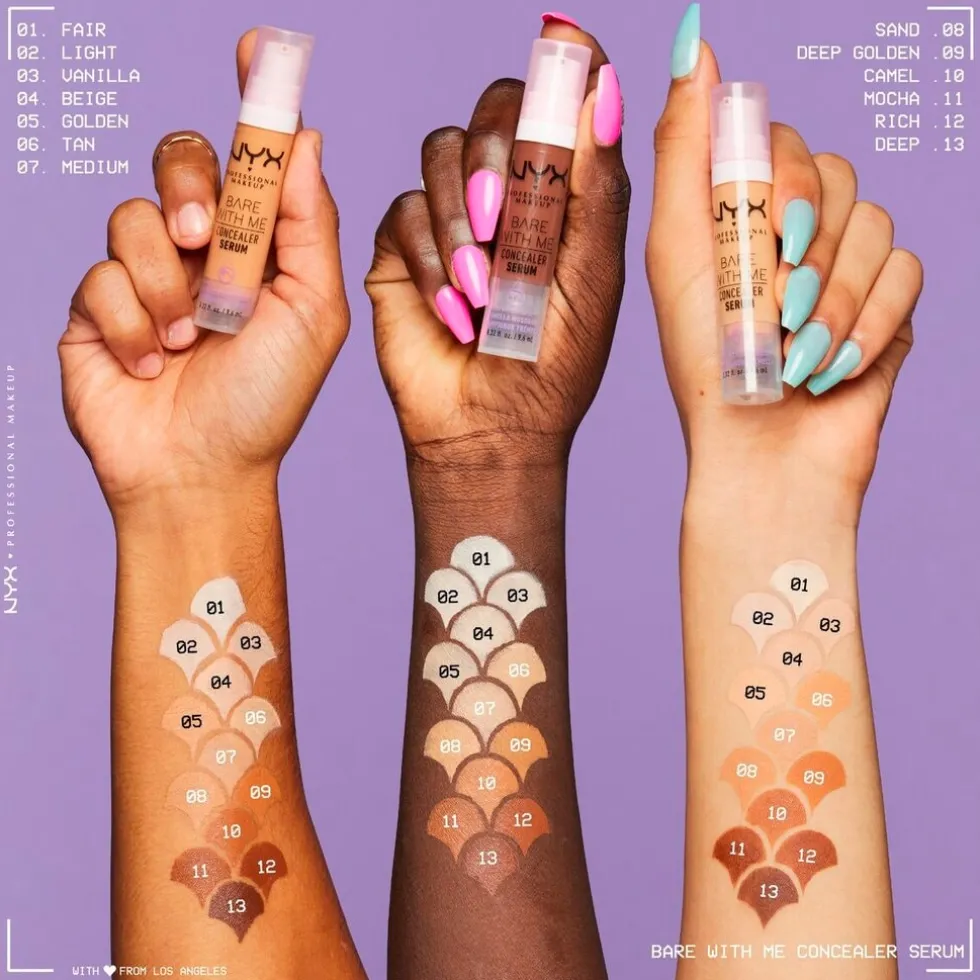 NYX Professional Makeup 04 Bare With Me Beige Concealer Serum