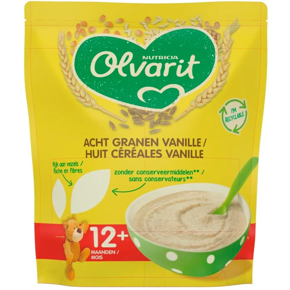 Olvarit 12+M Acht Granen Ontbijtpap