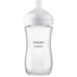 Philips Avent Natural Response Fles Glas 240ml – Flow 3 – BPS vrij- 1 fles