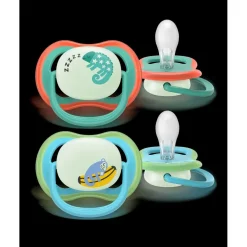 Philips Avent Soother Ultra Air 6-18M SCF376/28 Nighttime Fopspeen