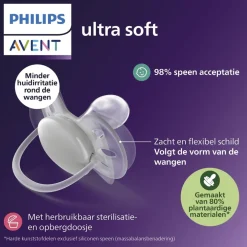 Philips Avent Ultra Soft SCF091/38 Fopspeen