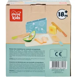 Playing Kids Houten Snijset