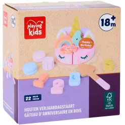 Playing Kids Unicorn Verjaardagstaart