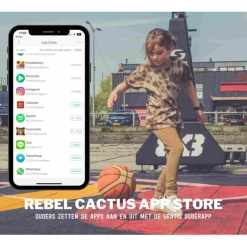 Rebel Cactus GPS Kindersmartwatch GO incl. gratis Lebara simkaart met tegoed