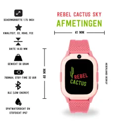 Rebel Cactus GPS Kindersmartwatch SKY