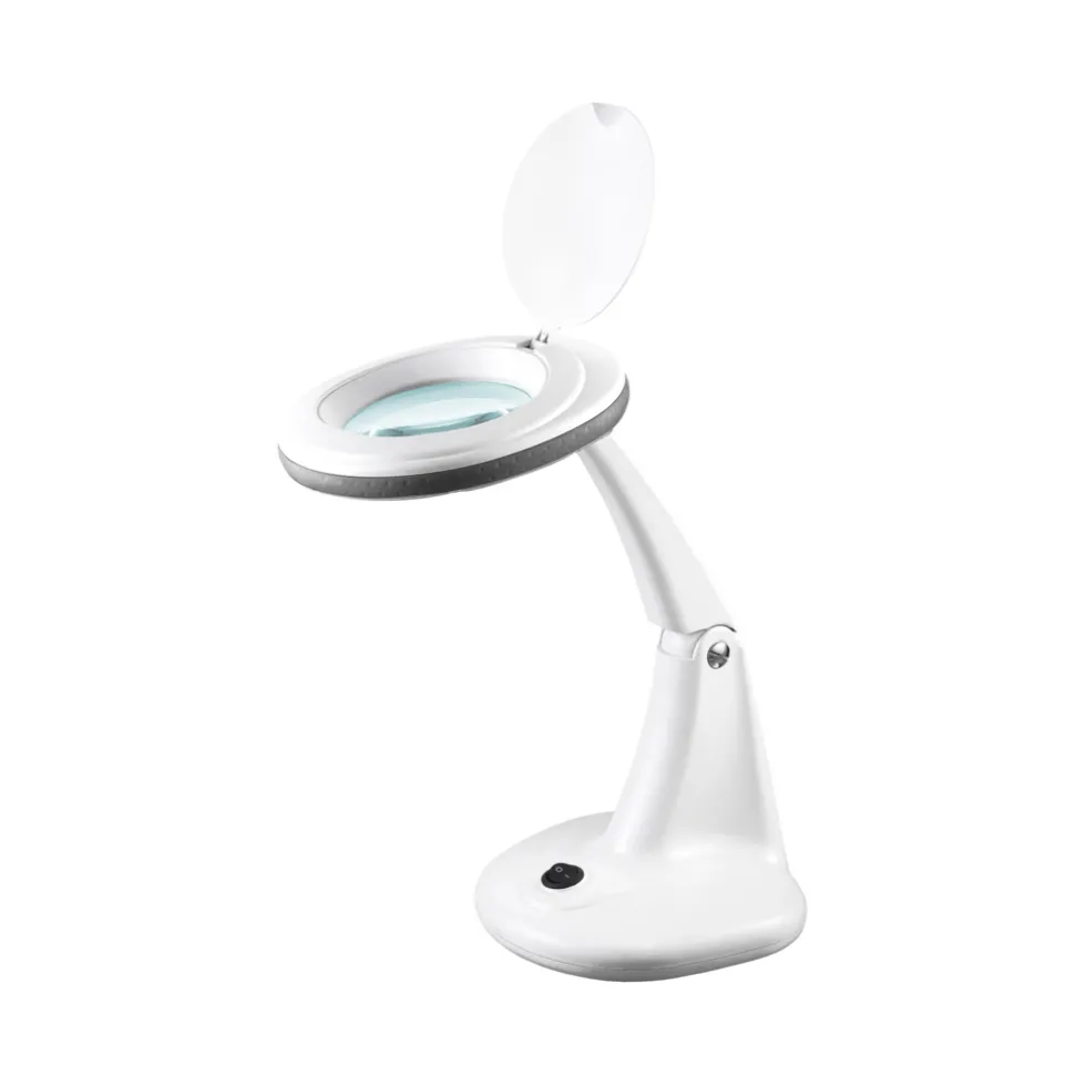 Rebel LED tafellamp met vergrootglas en verstelbare arm