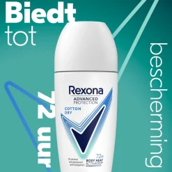 Rexona Advanced Protection Cotton Dry Antitranspirant Roller