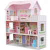 Rijoka Houten Poppenhuis Classic Meubelset 8pcs 3 Verdiepingen