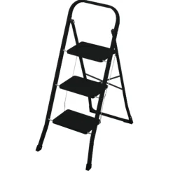 Rijoka Keukentrap Inklapbaar 3 Treden Huishoudtrap Anti Slip Treden