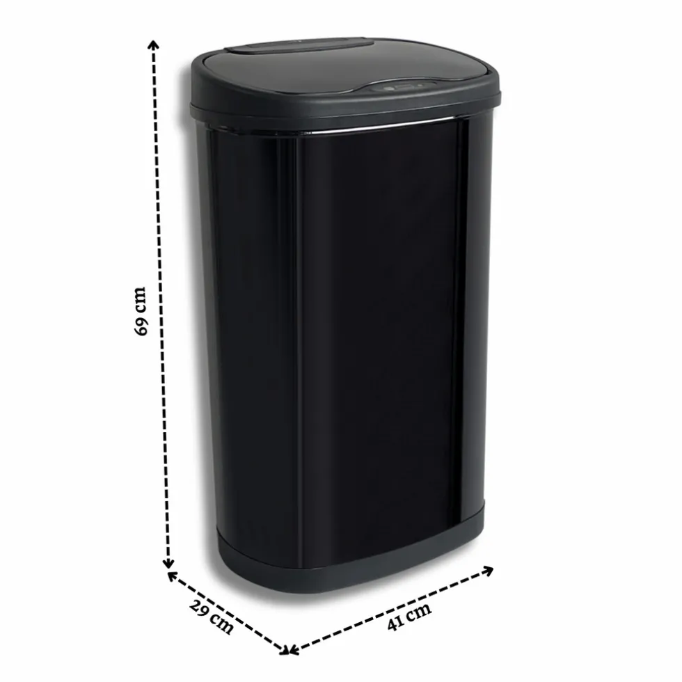 Rijoka Prullenbak Sensor Dubbel 50 Liter Recycle Soft Close Vingerafdrukvrij