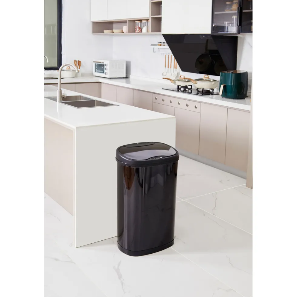 Rijoka Prullenbak Sensor Dubbel 50 Liter Recycle Soft Close Vingerafdrukvrij