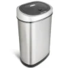 Rijoka Prullenbak Sensor 50 Liter RVS Soft Close Vingerafdrukvrij