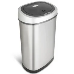 Rijoka Prullenbak Sensor 50 Liter RVS Soft Close Vingerafdrukvrij