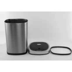 Rijoka Prullenbak Sensor 50 Liter RVS Soft Close Vingerafdrukvrij