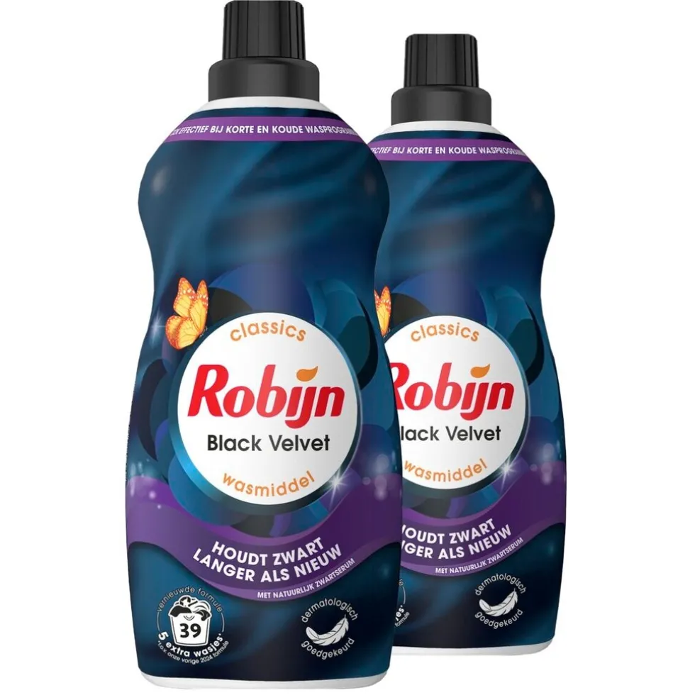 Robijn Classics Klein & Krachtig Black Velvet Vloeibaar Wasmiddel