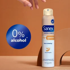 Sanex Derma Care+ Sensitive 72h Antitranspirant Deodorant Spray